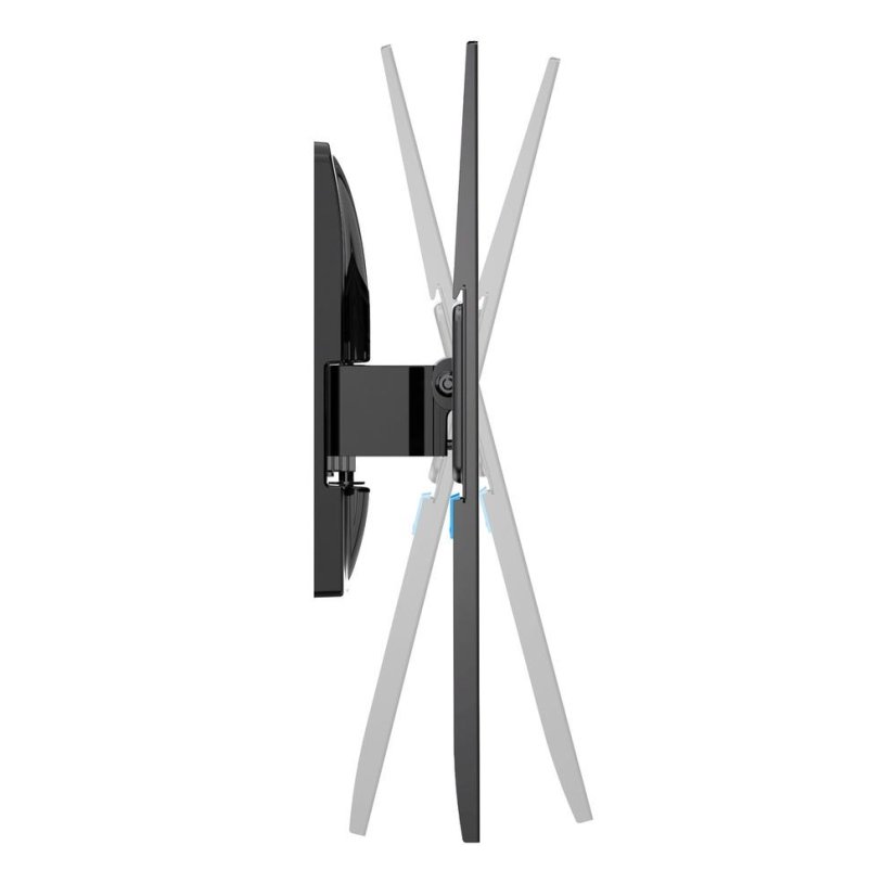 Neigbare TV-Halterung (Wand/Trockenbau) Meliconi 480877 EXTRA 400 Tilt N Turn CG schwarz