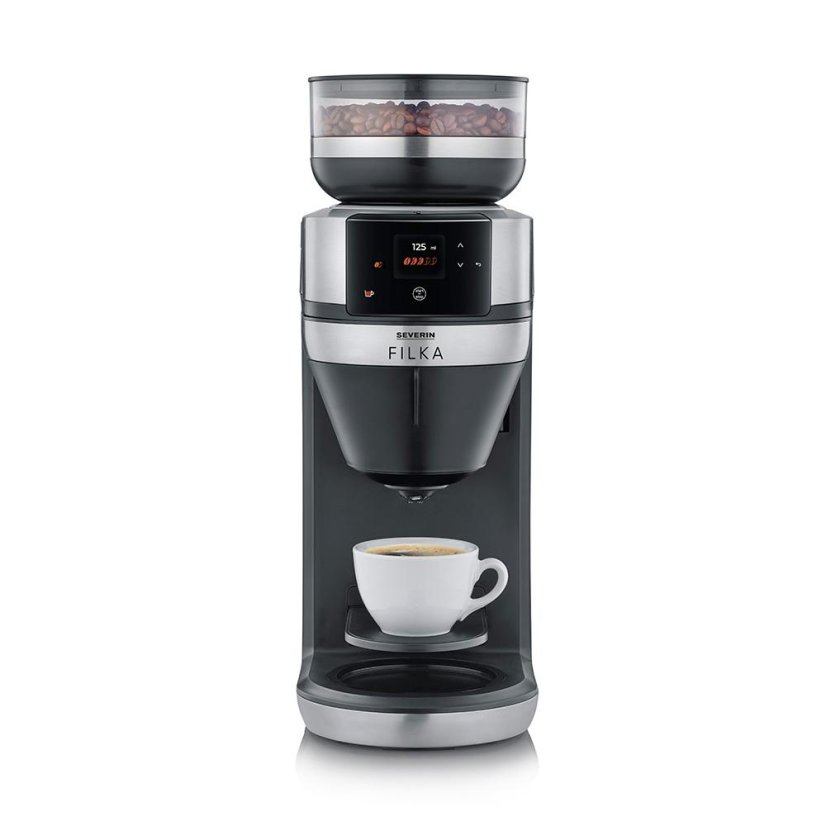 Kaffeemaschine Severin Filka KA 4852 schwarz-silber