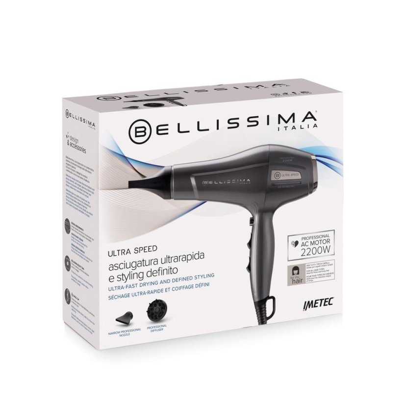Bellissima Ultra Speed 11859 fekete hajszárító