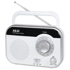 AKAI PR003A-410 white radio