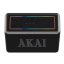 Speaker with microphones and AKAI ABTSW-120 black controller