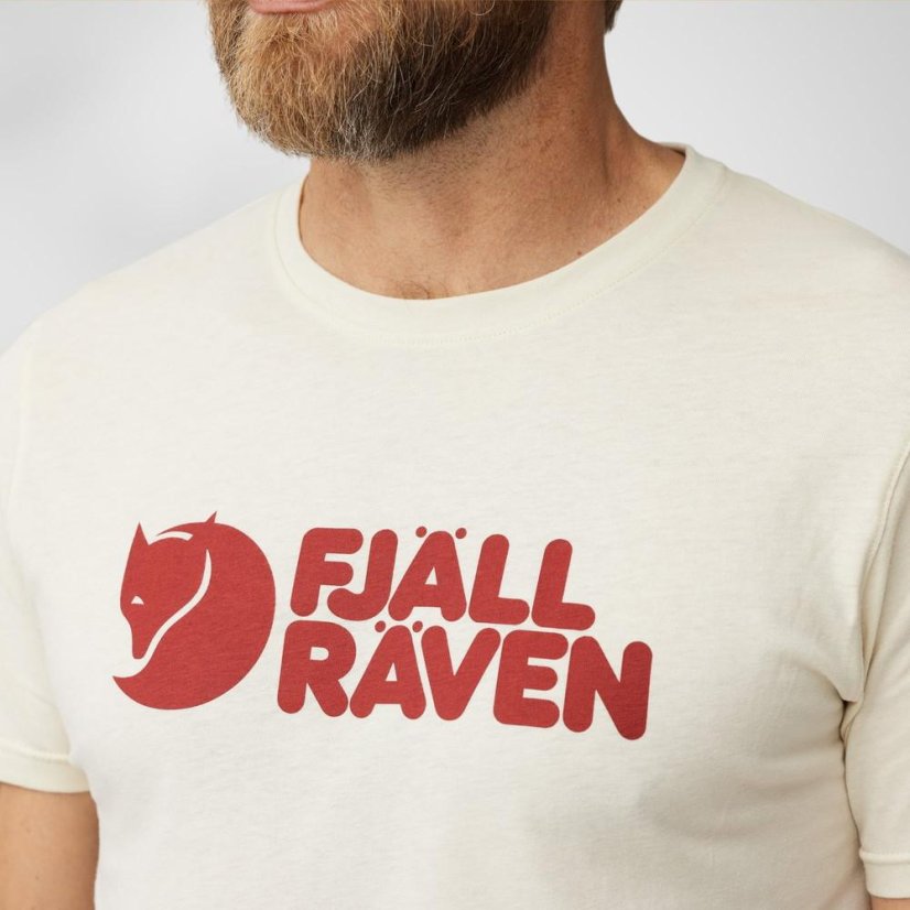 Pánské tričko Fjällräven Logo T-shirt M - Kolor: Żółty, Rozmiar: L