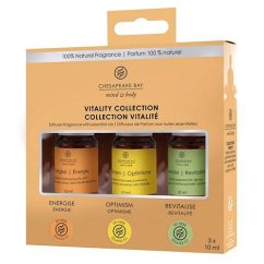 Chesapeake Bay Candle Aroma Oil Set, Vitality Collection