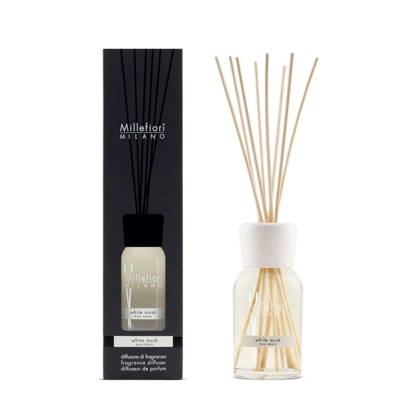 Diffusor Millefiori Milano Natural, White Musk, 250 ml