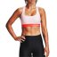 Dámská podprsenka Under Armour Mid Crossback Bra Pink - Barva: Růžová, Velikost: L