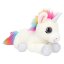 Ylvi plush unicorn, Naya lying down