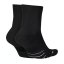 Nike Multiplier Socks - Color: Black, Size: M