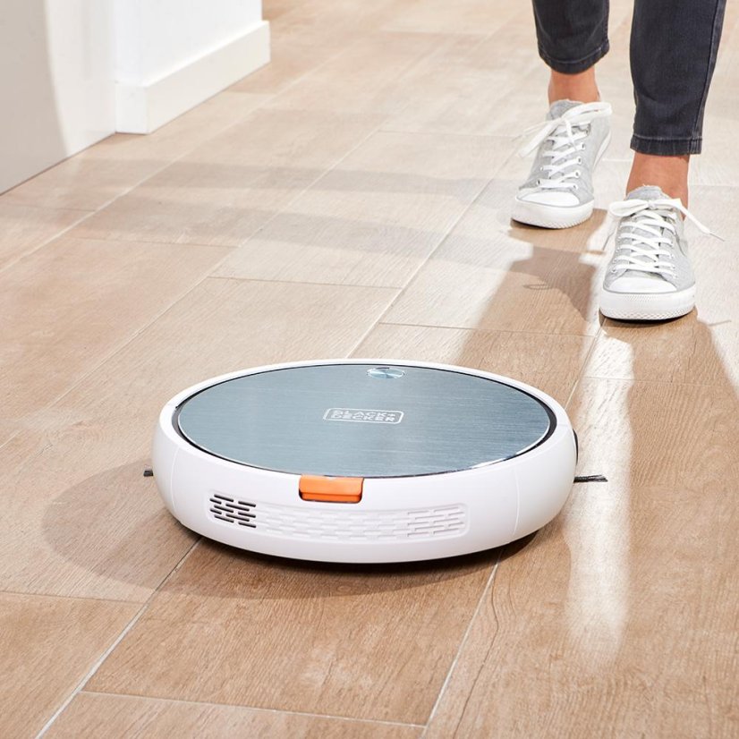 Black+Decker BXRV500E White Robot Vacuum Cleaner