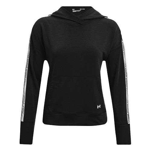 Under Armour Rival Terry Taped Hoodie für Damen - Farbe: Schwarz, Größe: M