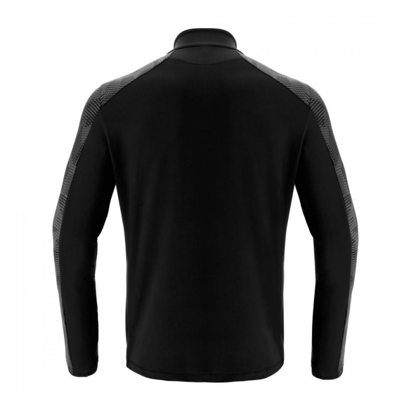 Tričko Macron Naryn 1/4 ZIP - Farba: Fľašová zelená, Veľkosť: M
