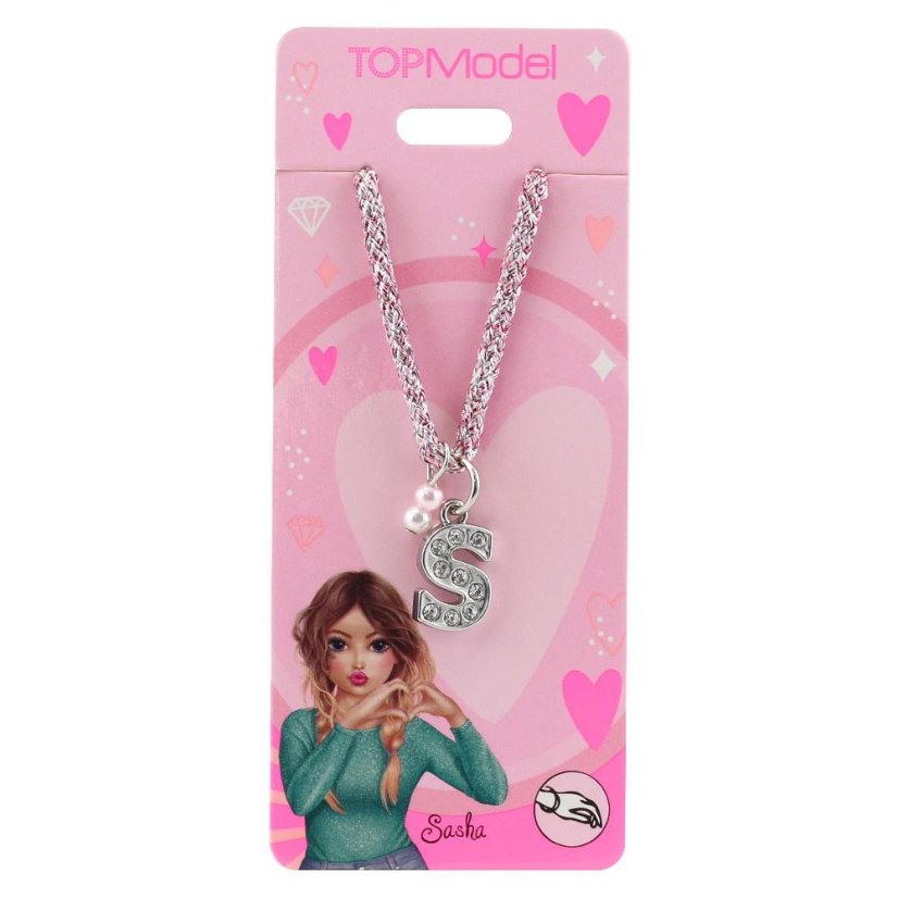 Top Model string bracelet, letter "S" Sasha