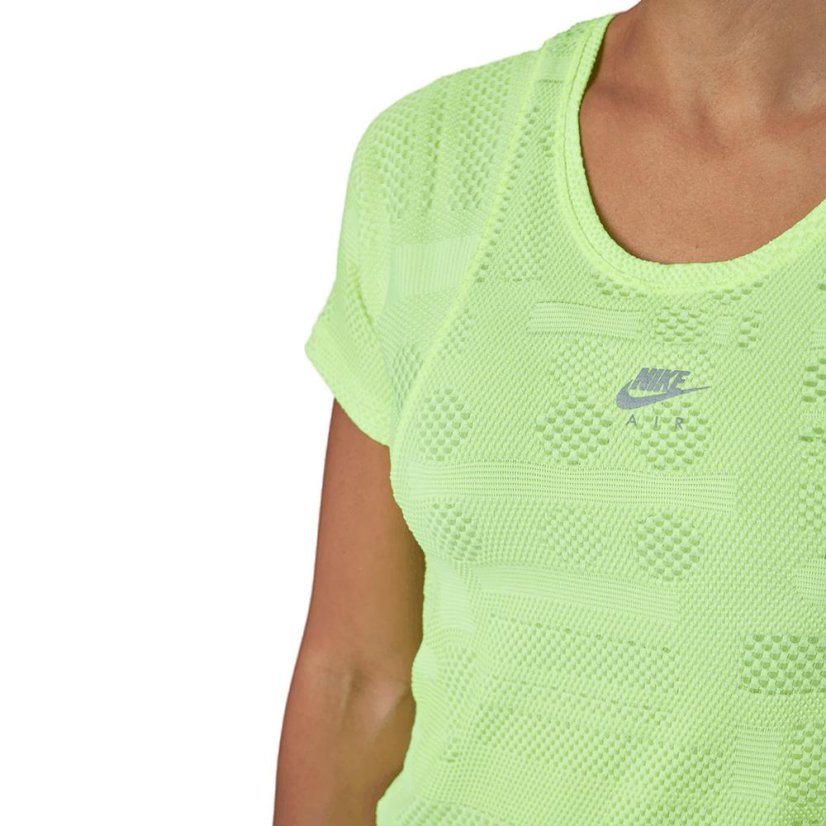 Nike Air Dri-FIT Running Shirt - Color: Neon green, Size: XL