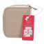 Miss Melody Poppy Sand fabric wallet with zipper