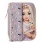 Single-layer pencil case with accessories and Kitty & Doggy pocket