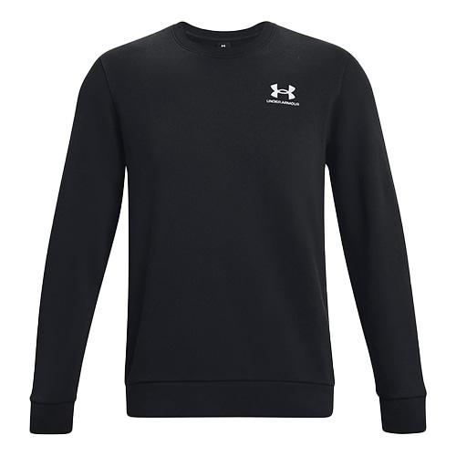 Pánska mikina Under Armour Essential Fleece Crew - Farba: Čierna, Veľkosť: L