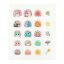 Ylvi Nail Sticker Set, Blue Background