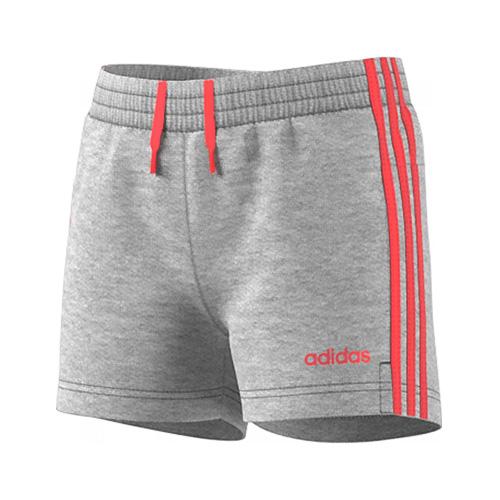 Adidas Essentials 3-Stripes Kids' Shorts - Color: Gray, Size: 170
