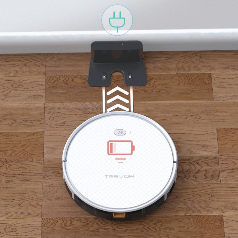 Robotický vysavač Tesvor X500 Pro Smart s gyroskopickou navigací