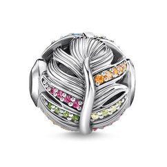 Korálek Thomas Sabo Feather Karma Beads K0343-342-7