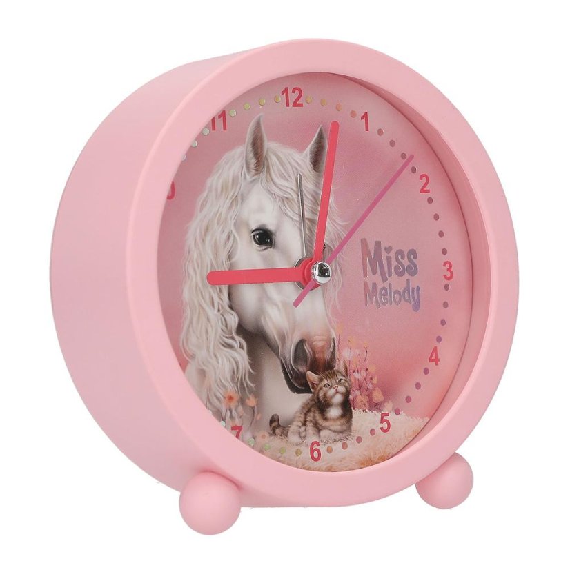 Stolní budík s nočním světlem Miss Melody
