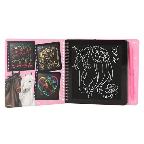 Miss Melody Creative Notebook, Magic Scratch, 15 x 13.5 cm