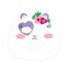 Top Model Bear Beauty & Me face mask, lilac
