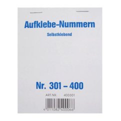 Wolf & Appenzeller self-adhesive numbers