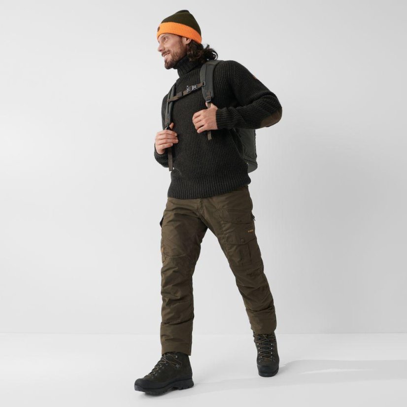 Pánské kalhoty Fjällräven Barents Pro Hydratic Trs M - Kolor: Army, Rozmiar: 50
