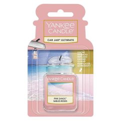 Osvěžovač do auta Yankee Candle gelová visačka, Pink Sands