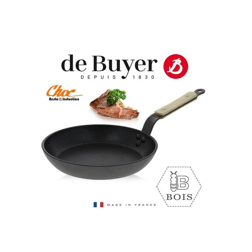 Antihaftpfanne de Buyer Choc B Bois Induction 8780.28, 28 cm