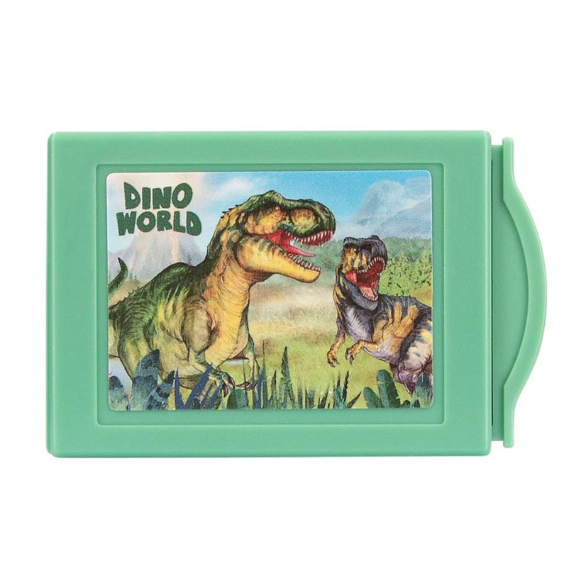 Magic eraser in a Dino World box