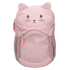 Dětský ergonomický batoh Princess Mimi – kočička, růžový