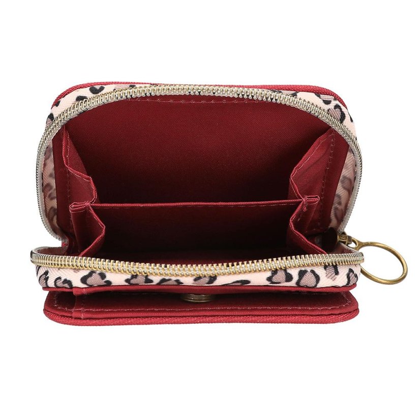 Top Model Leoheart zippered wallet with stud