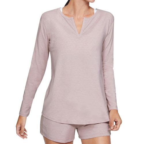 Dámské tričko Under Armour Recovery Sleepwear Longsleeve - Barva: Šedá, Velikost: S