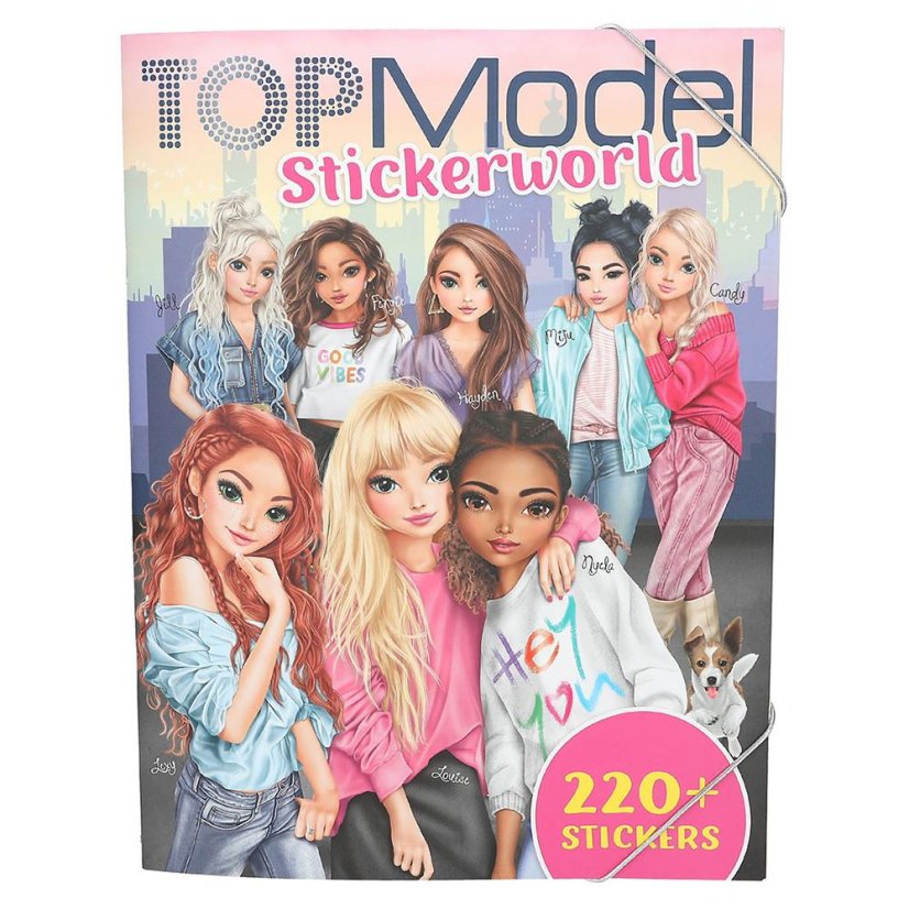 Kreatives Heft Top Model Stickerworld 220 Aufkleber
