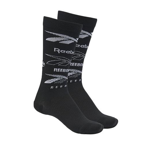 Reebok Tech Style Engineered Crew Socks - Color: Black, Size: S