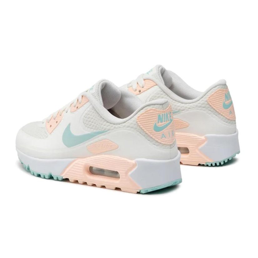 Dámská obuv Nike Air Max 90 G - Farbe: Weiß/Rosa, Größe: 38.5