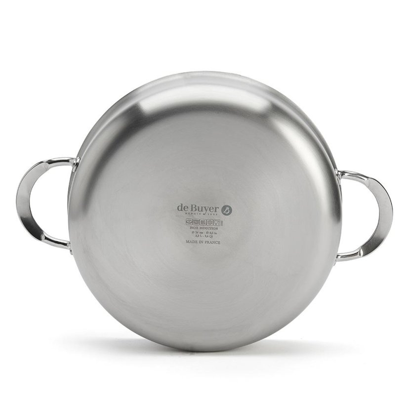 Flacher Topf de Buyer Alchimy 3612.24, 24 cm