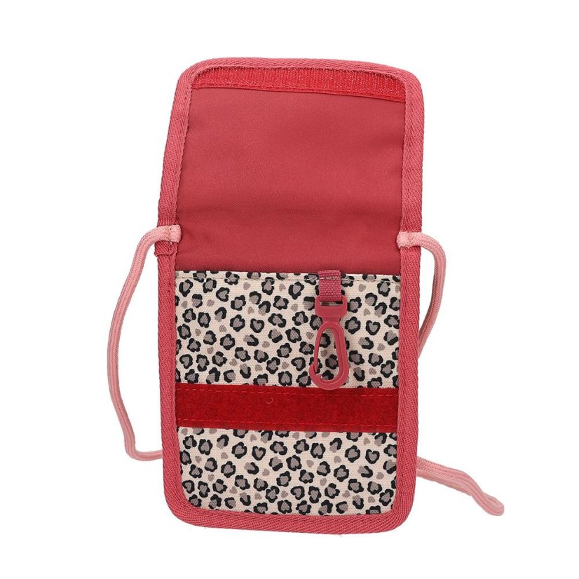 Leopard print neck pouch Top Model LeoHeart