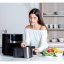 Heißluftfritteuse Black+Decker BXAF6500E schwarz-silber