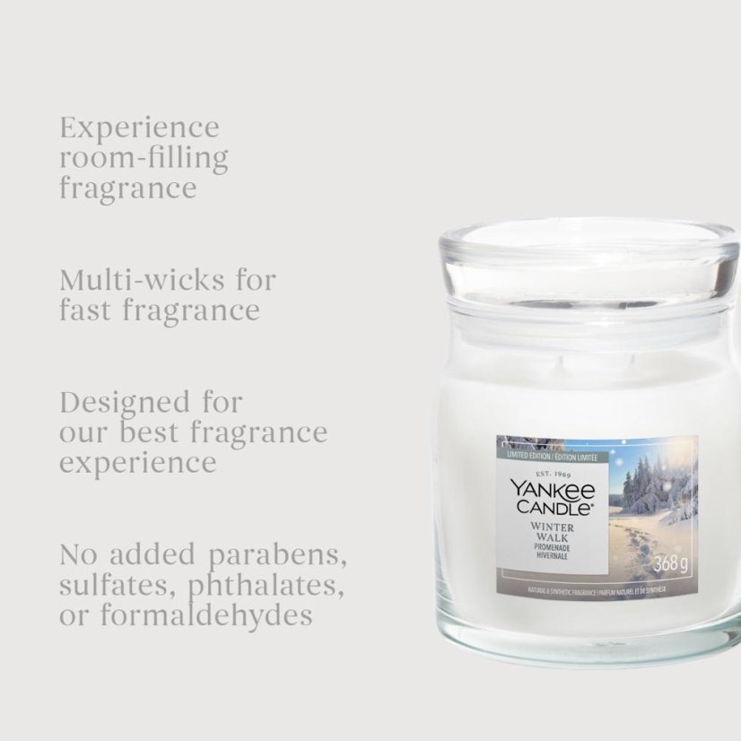 Yankee candle Signature Medium Candle, Winter Walk