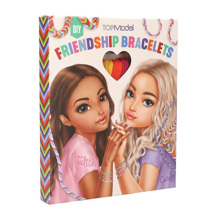 Set mit Baumwollbändern zur Herstellung von Armbändern Top Model Candy & Talita