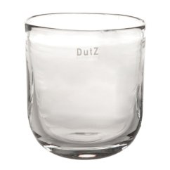 Skleněná oválná váza DutZ Oval Vase C Clear