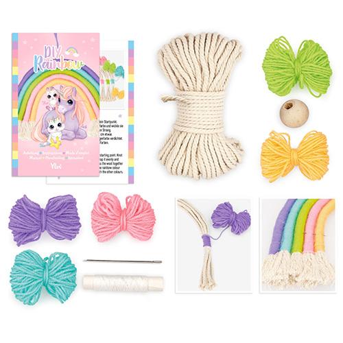Ylvi DIY Rainbow Set zur Herstellung eines Regenbogens, 5 Farben