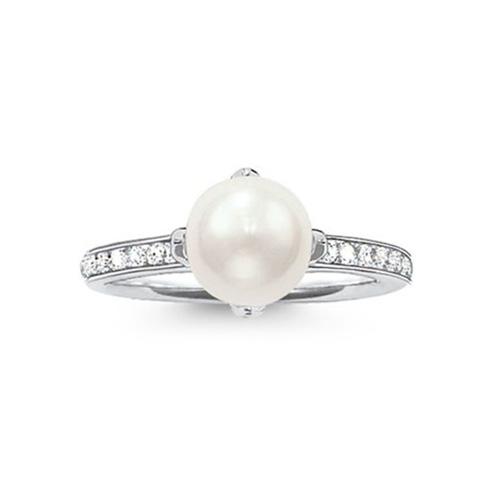 Thomas Sabo Pearl Ring TR2054-167-14-56