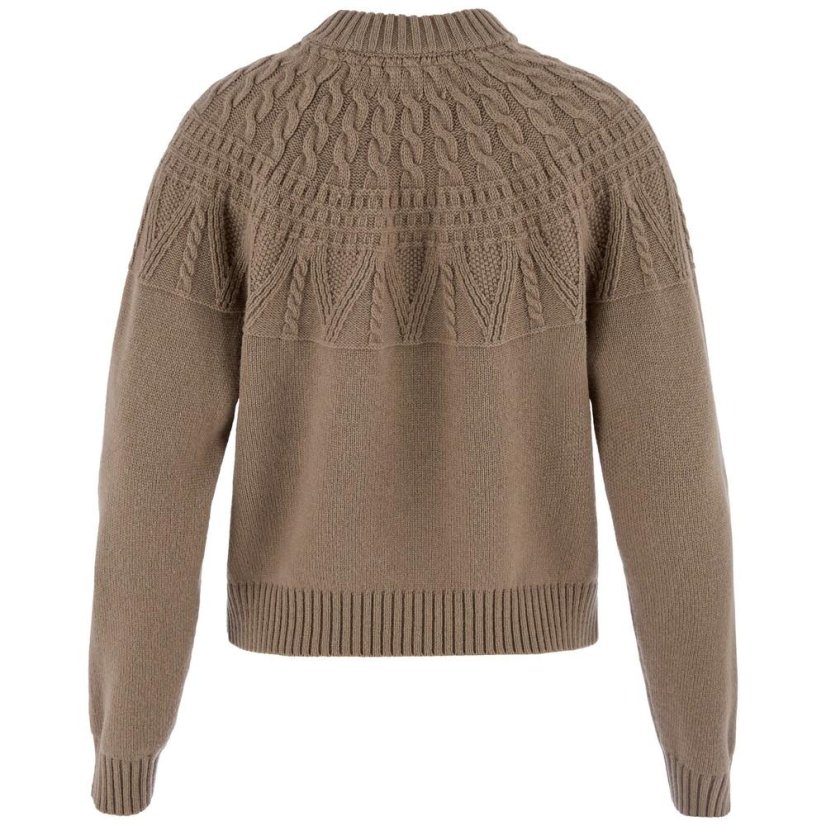 Övik Solid Jacquard Knit W