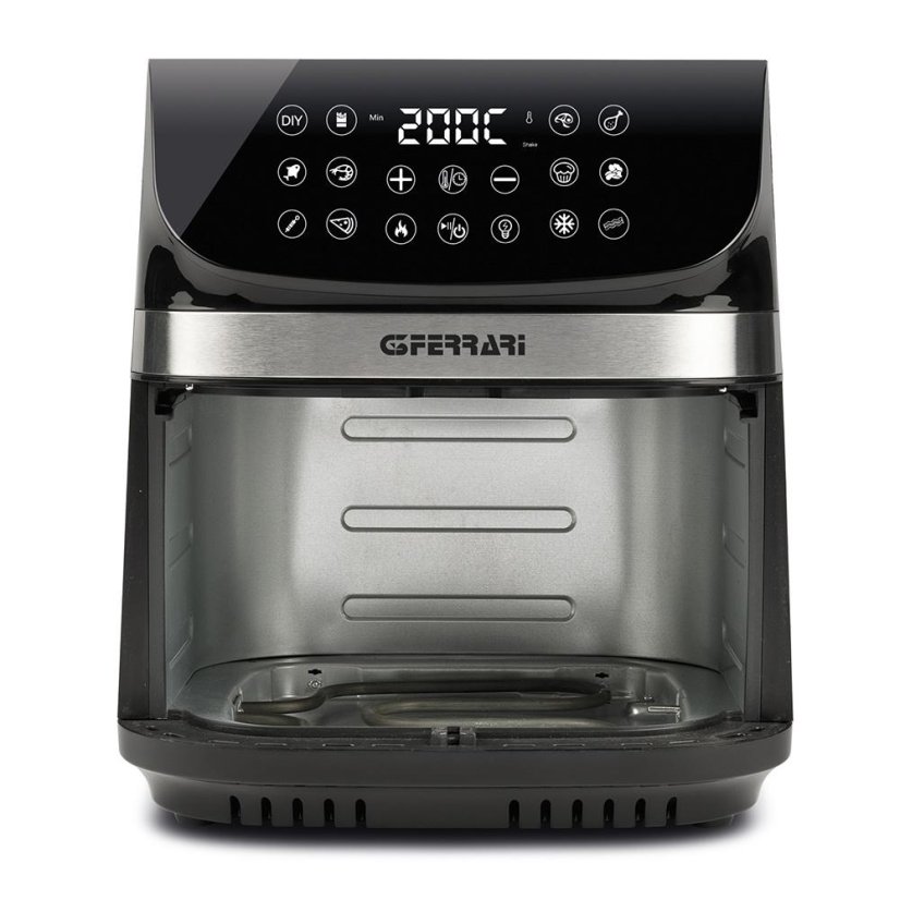G3Ferrari Friggisano Star G1021500 čierna a strieborná fritéza na horúci vzduch