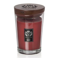 Vellutier large candle, Vintage Library