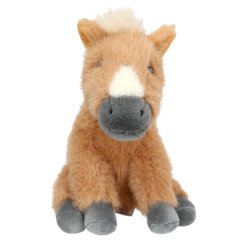 Pluszowy konik Miss Melody – beżowy, 20 cm