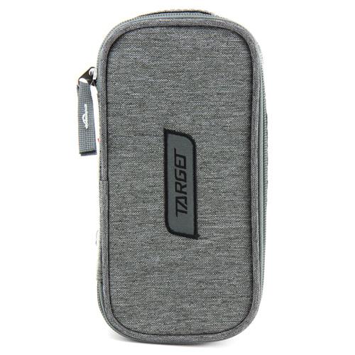 Target Compact Grey Melange 21866 school pencil case